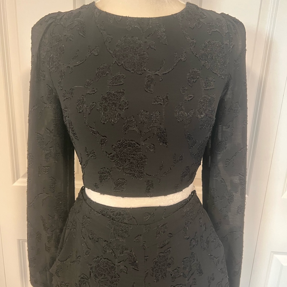 Black two piece set